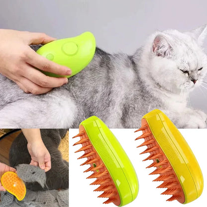 Cat Steam Brush for Shedding