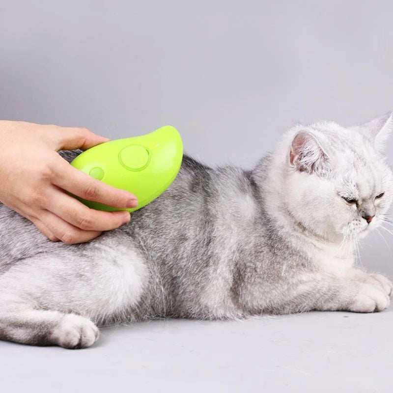 Cat Steam Brush for Shedding